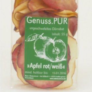 Apfelringe rot-weiß (Trockenobst Genuss.PUR) (55 g)
