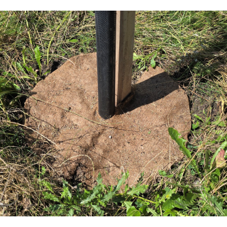 Mulchmatte aus Bio-Schafwolle